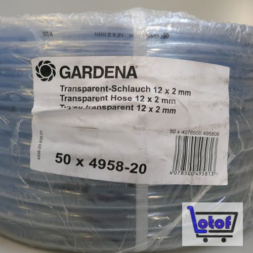 Gardena Schlauch Transparent PVC 1m